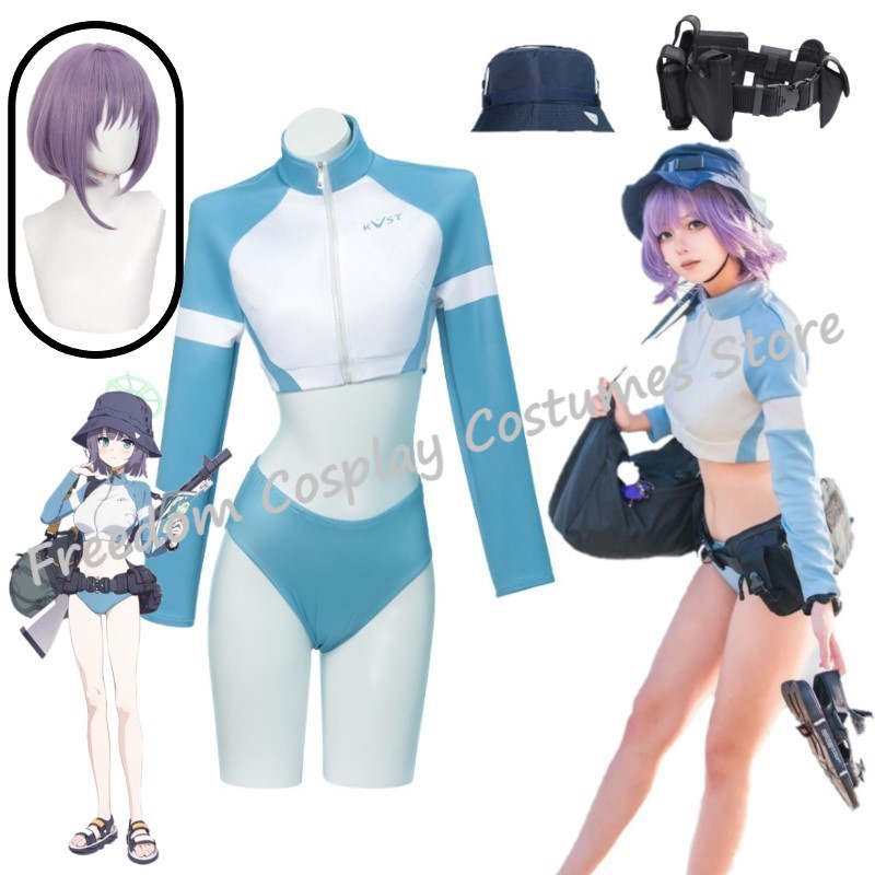 Streetwear Brand Shorts - Sorai Saki Cosplay Anime Game Blue