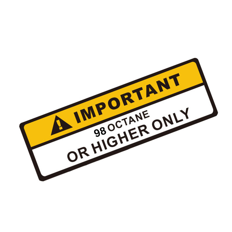 Streetwear Brand Stickers - 6 x 1.5cm Warning Label 98+