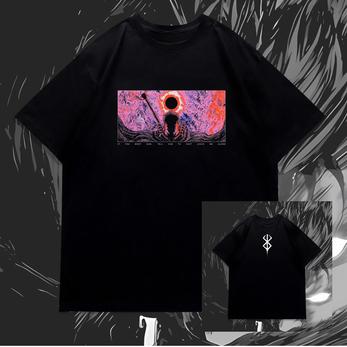 Streetwear Brand Tees - Berserk Brand of Sacrifice Minimalist Anime