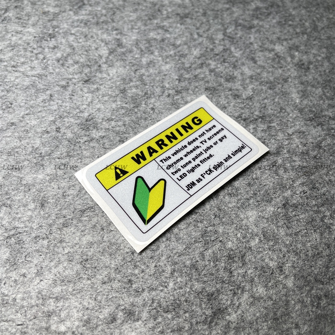 Streetwear Brand Stickers - 2x Car Stickers JDM Chrom Wheels