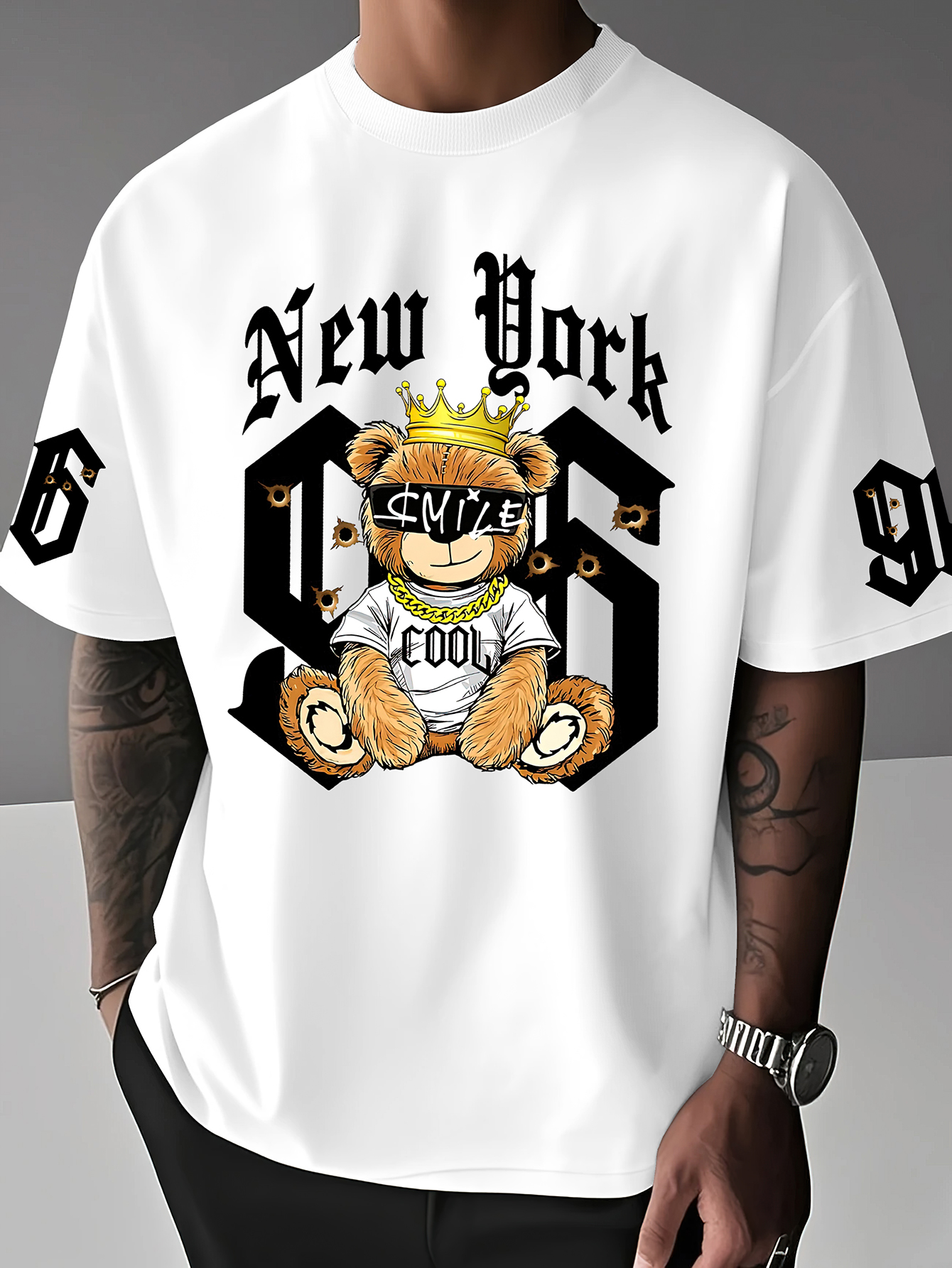 Streetwear Brand New York - Men's Oversized New York Hip Hop