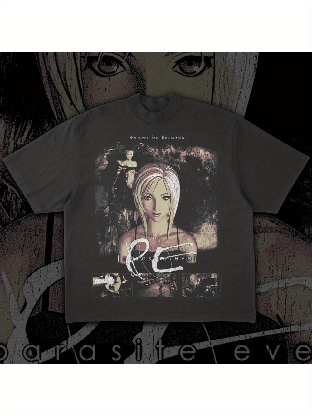 Streetwear Brand Graphic Designer - Men's Black Parasite Eve Streetwear Brand