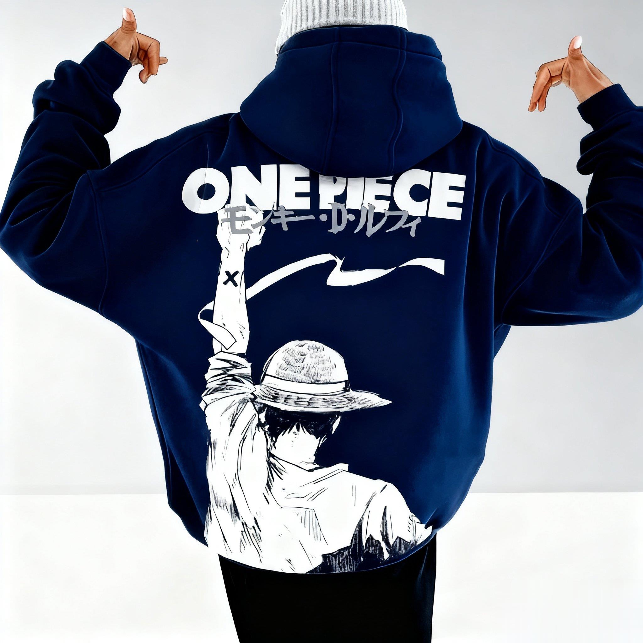 Streetwear Brand Y2K - One Piece Anime Hoodie Men Women