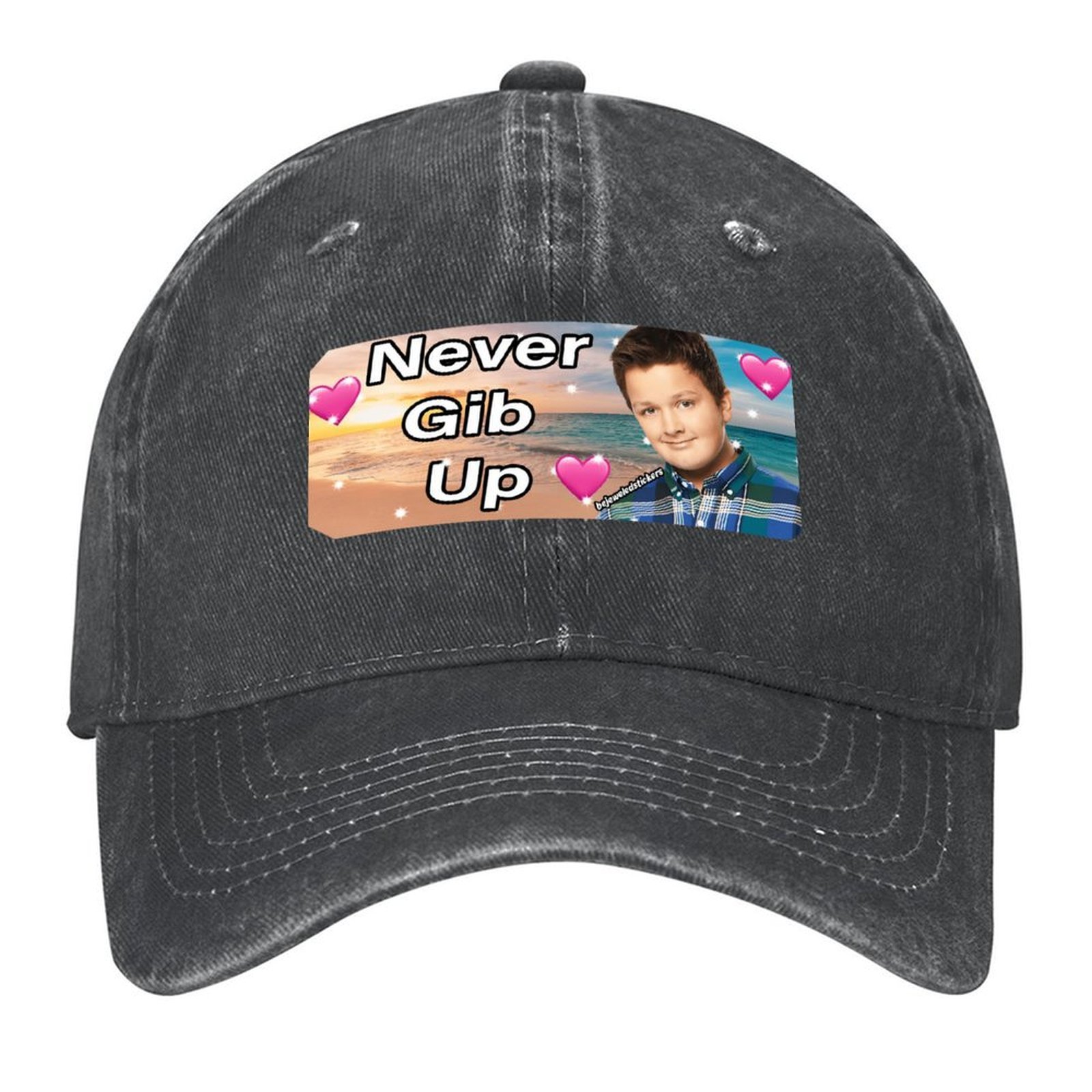 Streetwear Brand Stickers - Never gib up bumper Sticker Baseball
