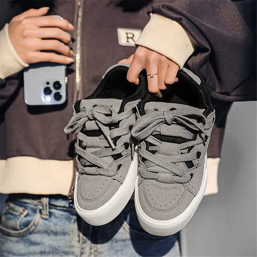 Streetwear Brand In Vietnam - With Lacing Hiphop Women's School Shoes