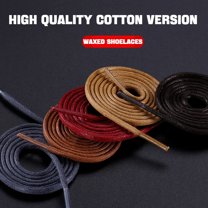 Travis Scott Lace - Cotton Waxed Shoelaces Round Rope Shoe