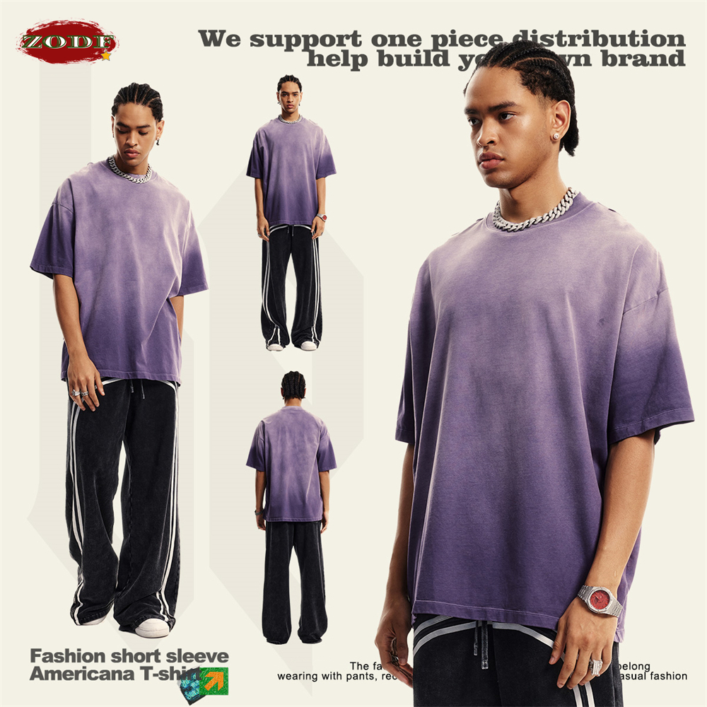ZODF 2024 Summer Men Washed Gr - Streetwear Brand Tees のレビューと価格