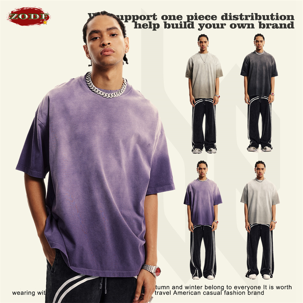 ZODF 2024 Summer Men Washed Gr - Streetwear Brand Tees のレビューと価格