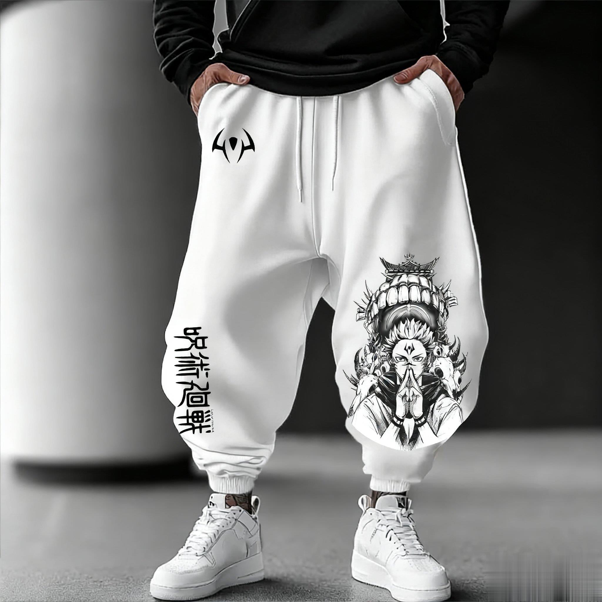 Jujutsu Kaisen Men Jogging Pan - Streetwear Brand Beanie のレビューと価格