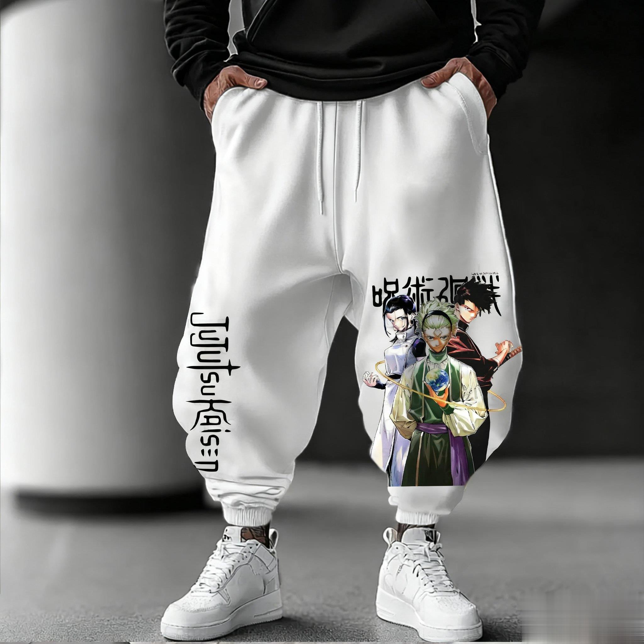 Jujutsu Kaisen Men Jogging Pan - Streetwear Brand Beanie のレビューと価格