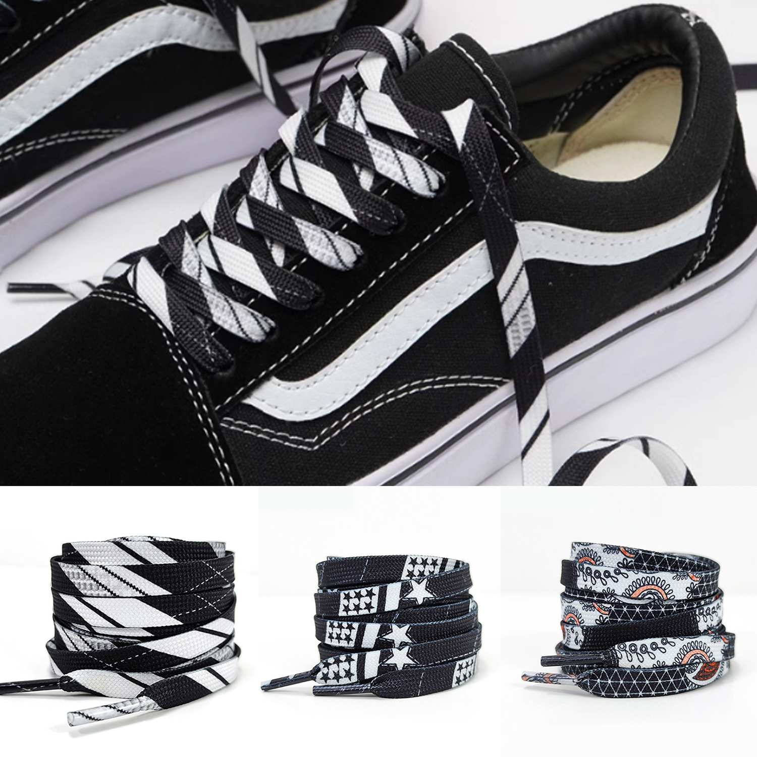 1 Pair Fashion Star Cashew Flo - Travis Scott Lace のレビューと価格