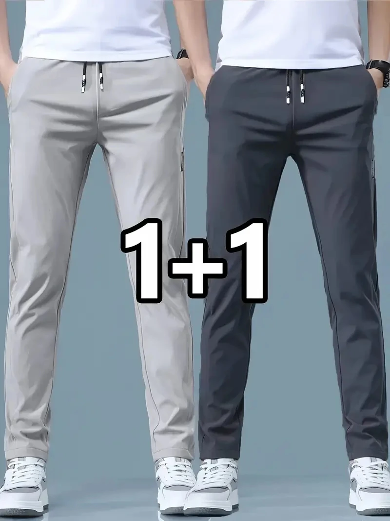 2026 2 Pieces Men's Casual Ice - Streetwear Brand Joggers のレビューと価格
