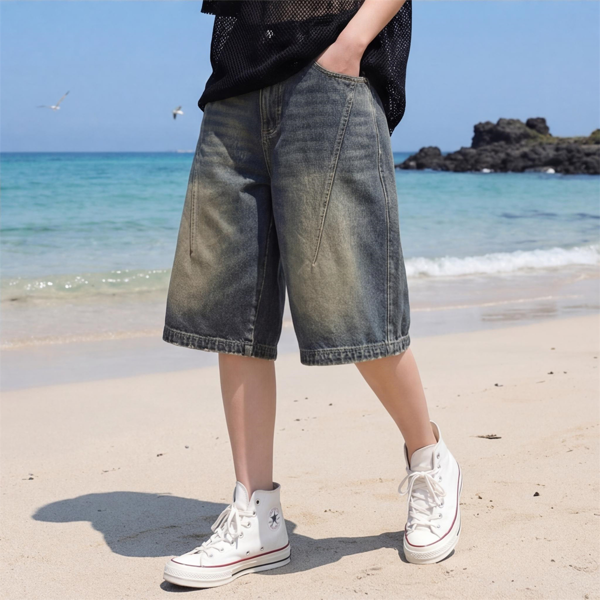 High Street Vintage Gradient D - Streetwear Brand Shorts のレビューと価格