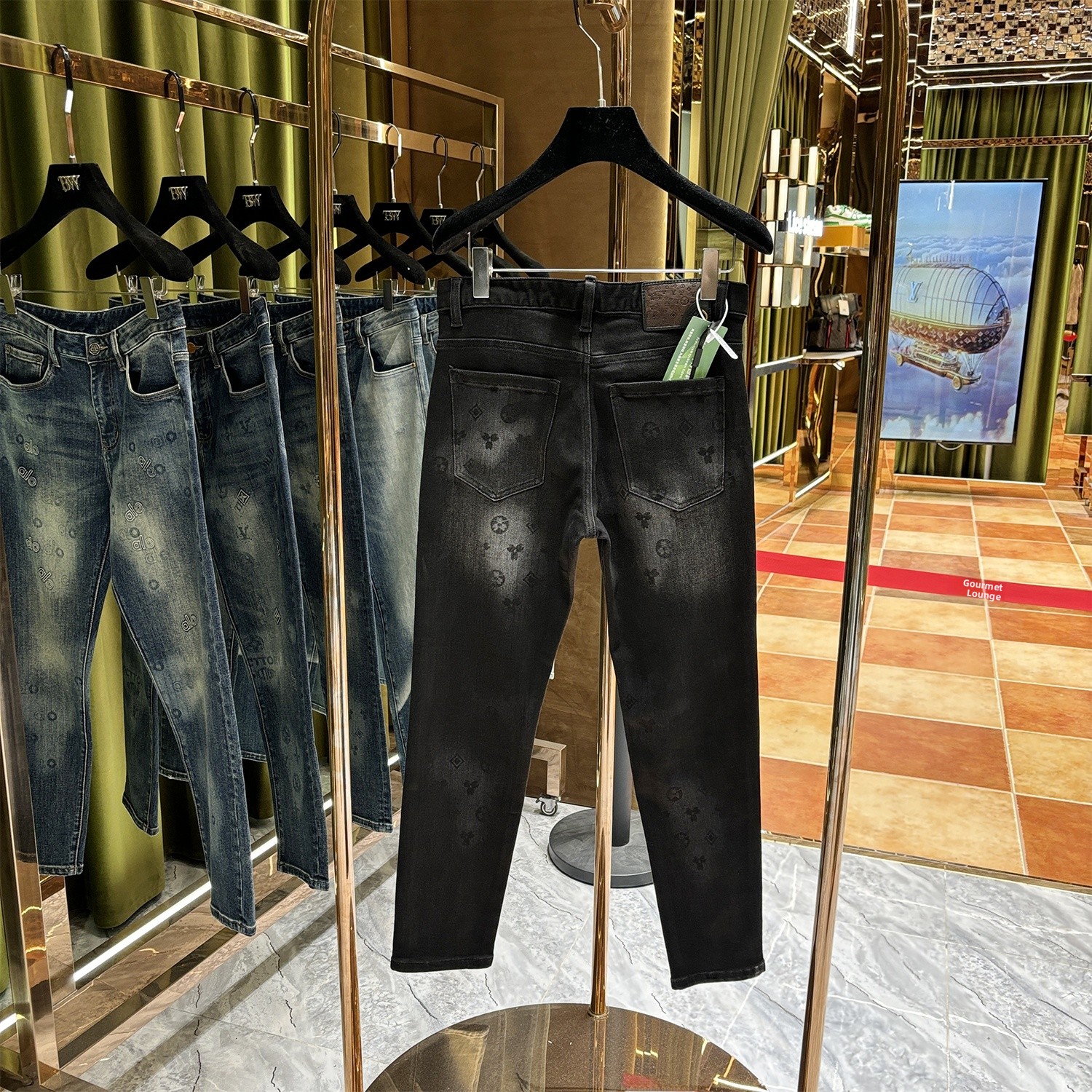 Waed Denim Jeans Men's New Sle - Streetwear Brand Flower のレビューと価格