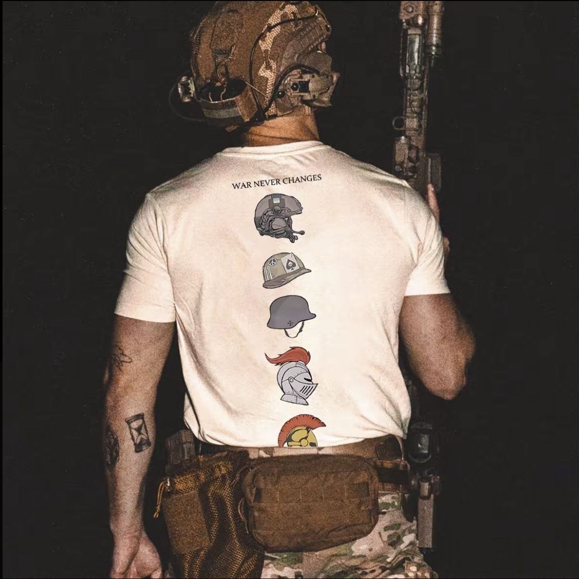 Helmet Evolution History Ameri - Streetwear Brand Tees のレビューと価格