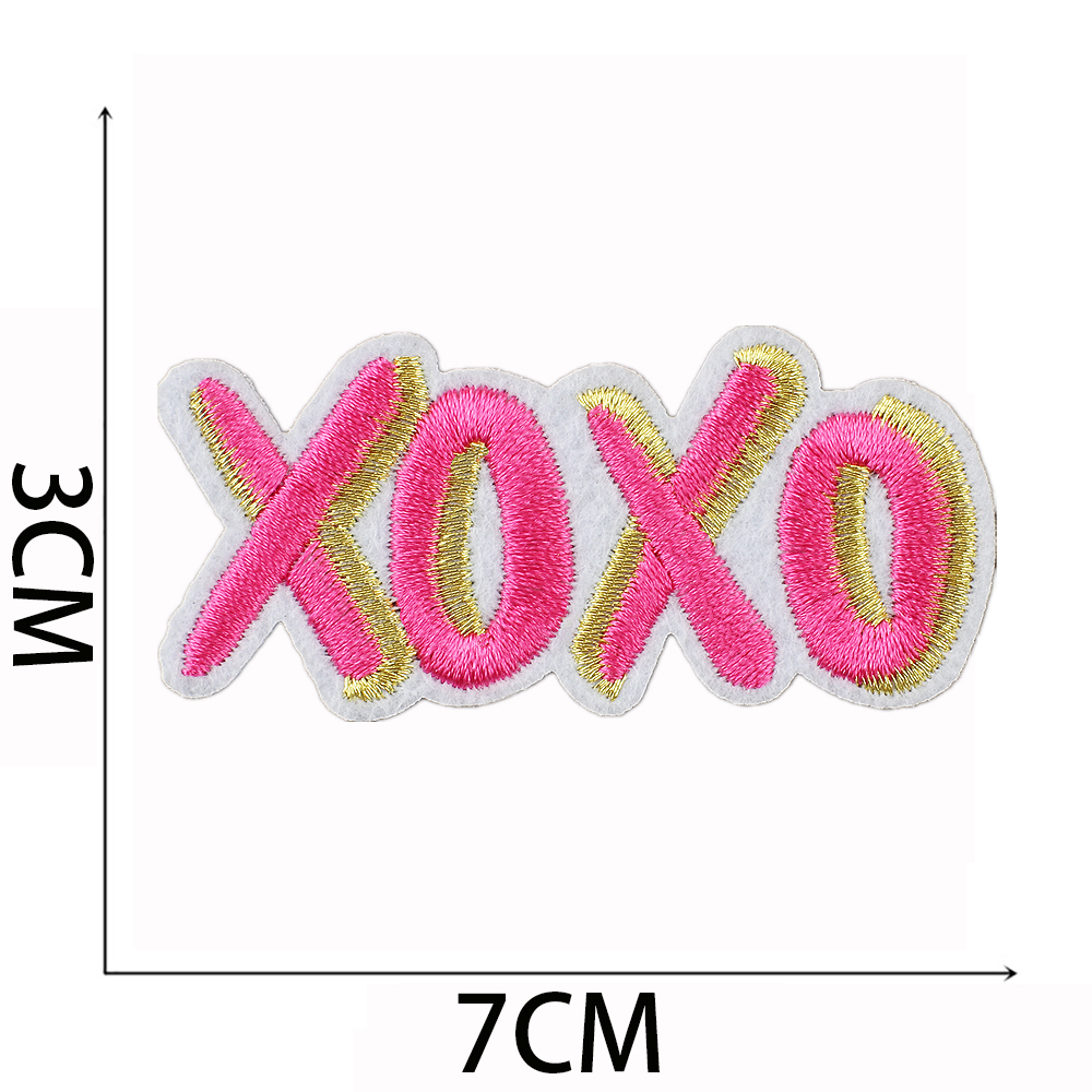 1pcs Patch Pink Heart Stickers - Streetwear Brand Stickers のレビューと価格