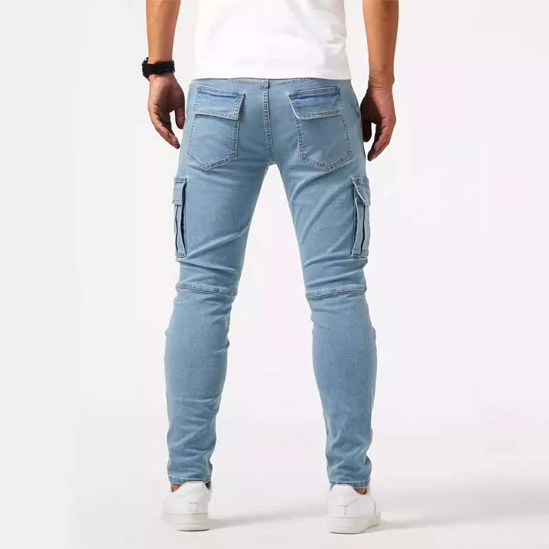 Street Elastic Jeans Pencil Pa - Streetwear Brand Joggers のレビューと価格