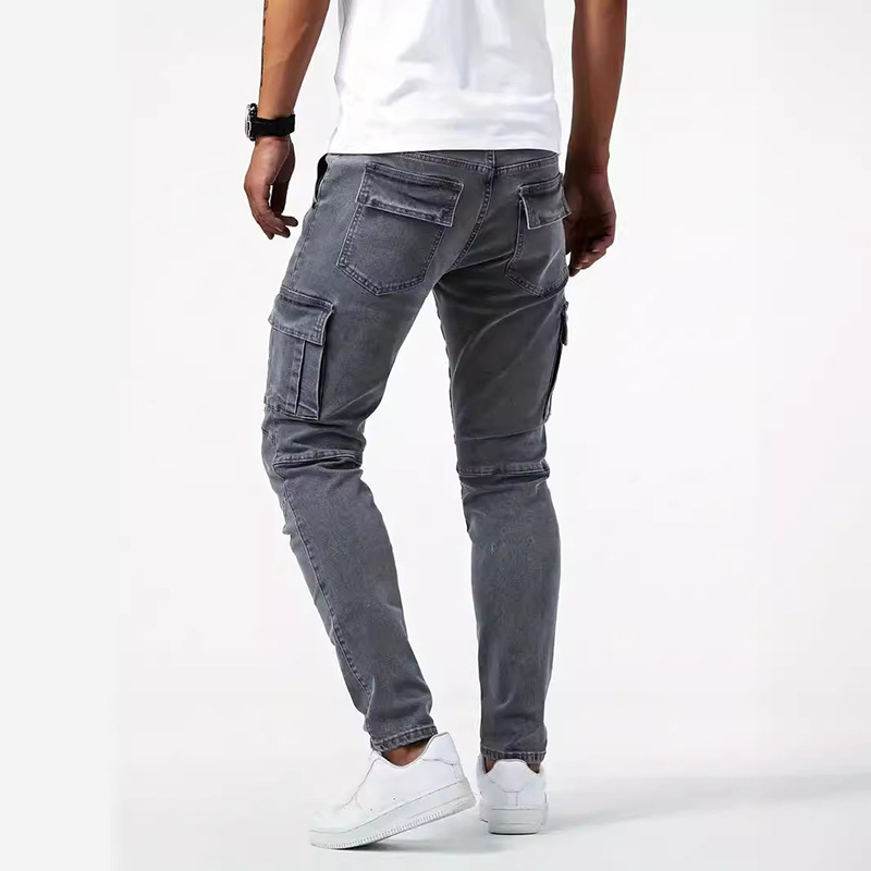 Street Elastic Jeans Pencil Pa - Streetwear Brand Joggers のレビューと価格
