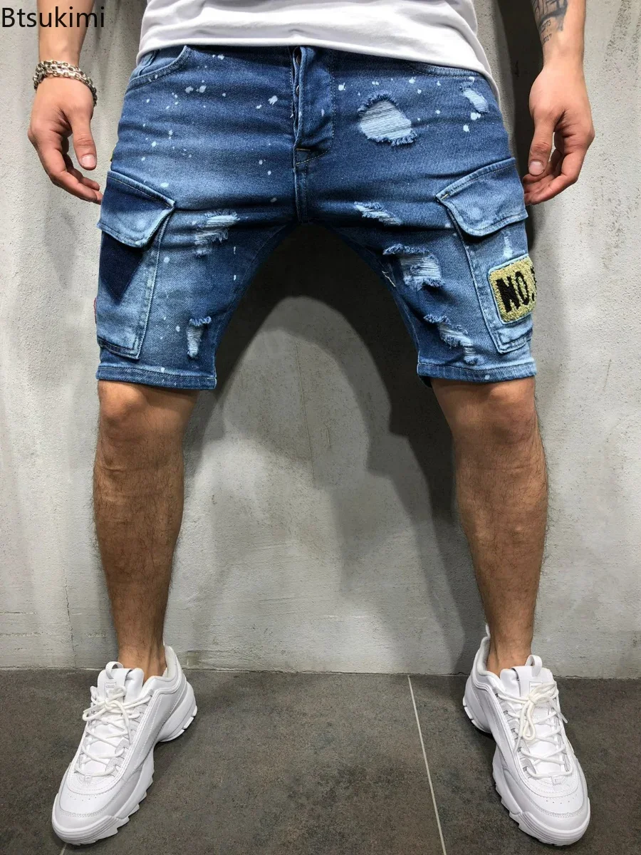 2026 Men's Summer Short Jeans  - Streetwear Brand Shorts のレビューと価格
