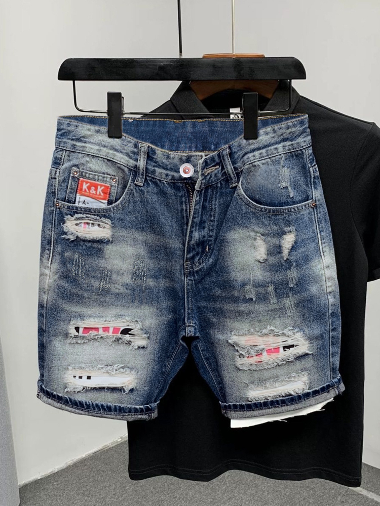2026 Summer Ripped Straight Me - Streetwear Brand Vintage のレビューと価格