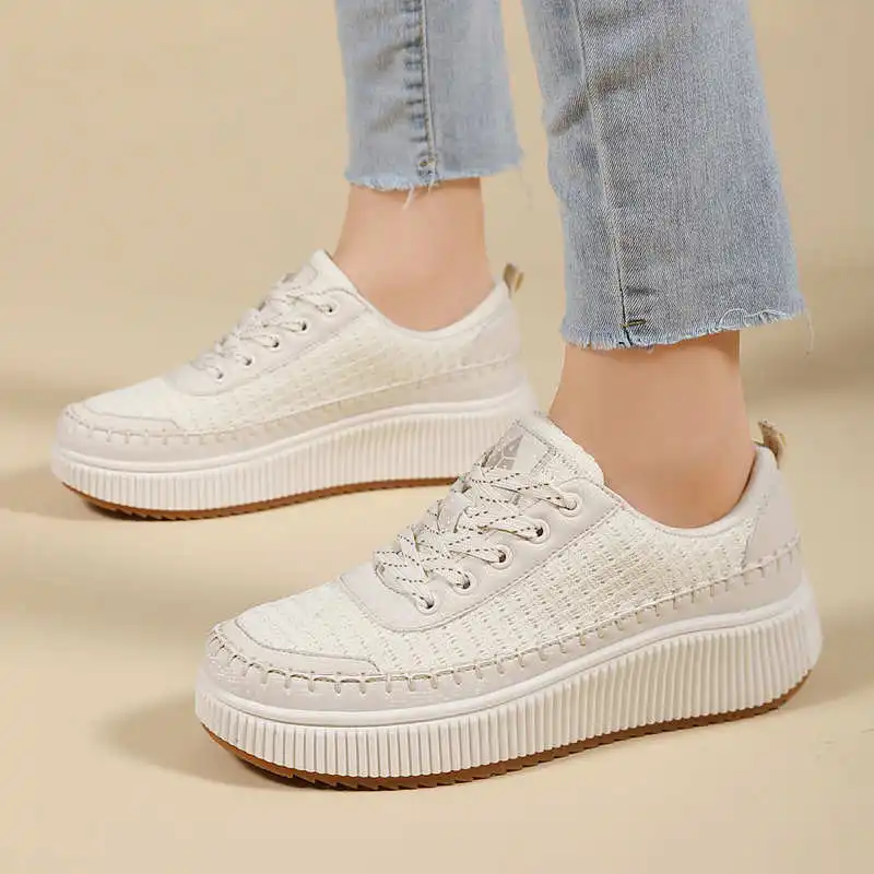 Brown Shoes Woman Flats Autumn - Streetwear Brand In Vietnam のレビューと価格