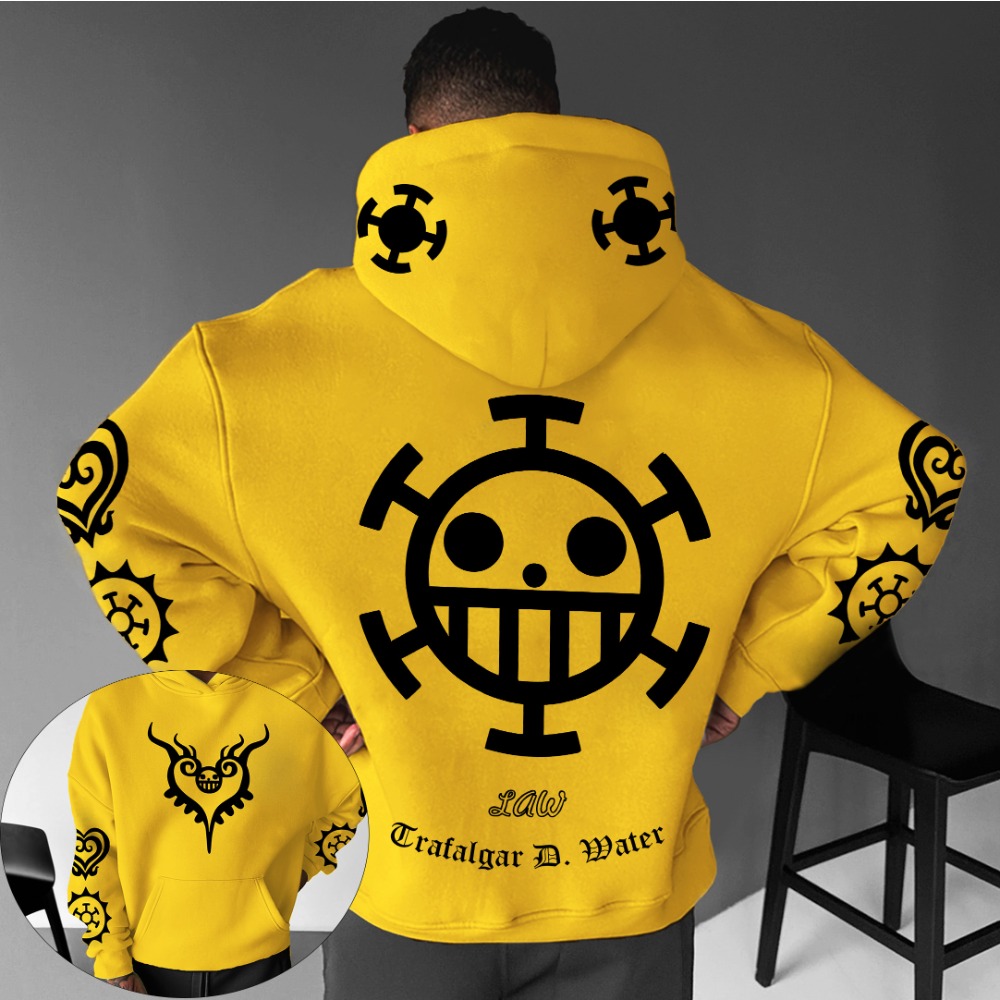 ONE PIECE Men's Hoodie Sweater - Streetwear Brand Y2K のレビューと価格