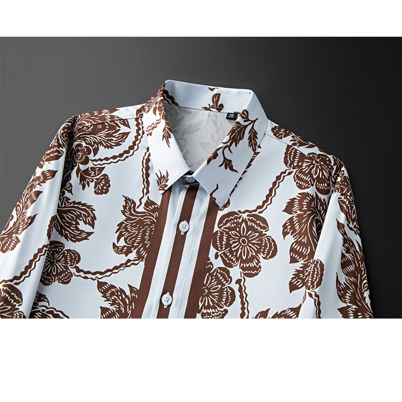 Brand Flower Printed Men's Shi - Streetwear Brand Flower のレビューと価格