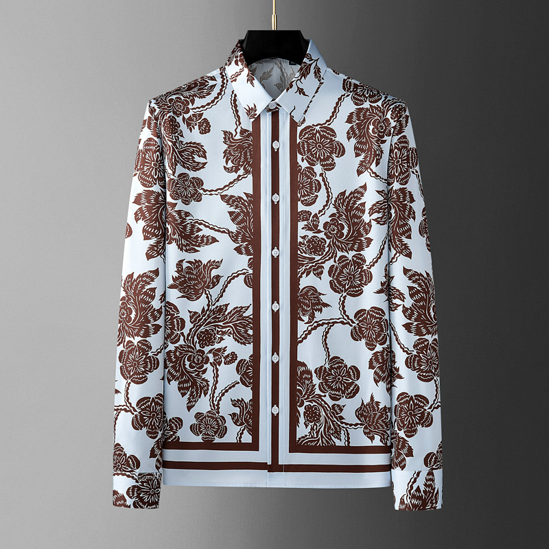 Brand Flower Printed Men's Shi - Streetwear Brand Flower のレビューと価格