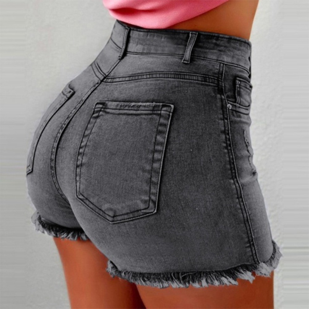 Women's High Waisted Denim Sho - Streetwear Brand Shorts のレビューと価格