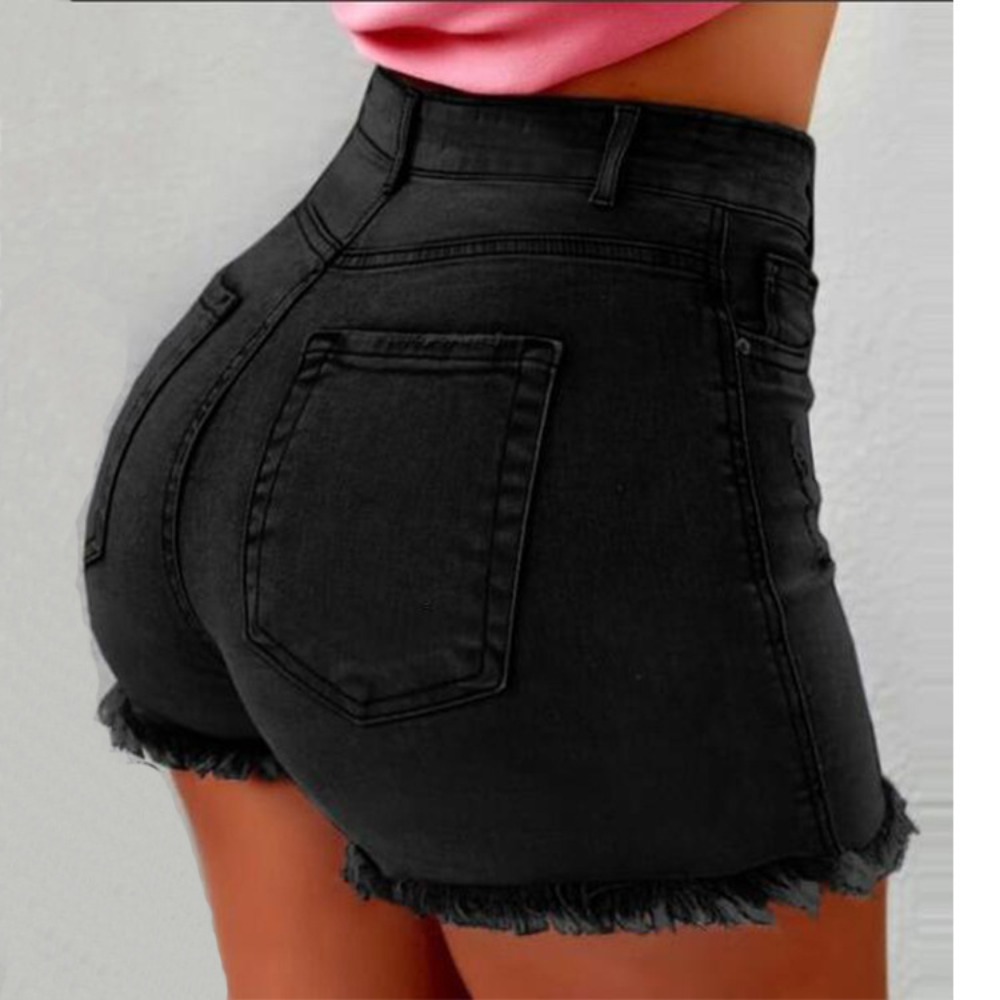 Women's High Waisted Denim Sho - Streetwear Brand Shorts のレビューと価格