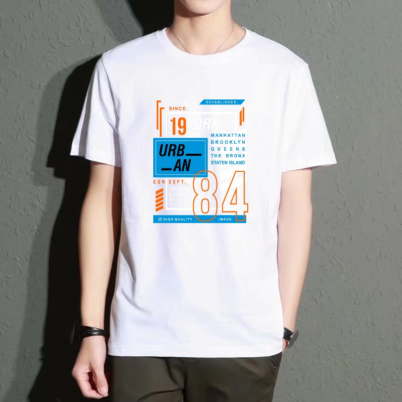Men's Black Round-Neck Short-S - Streetwear Brand New York のレビューと価格