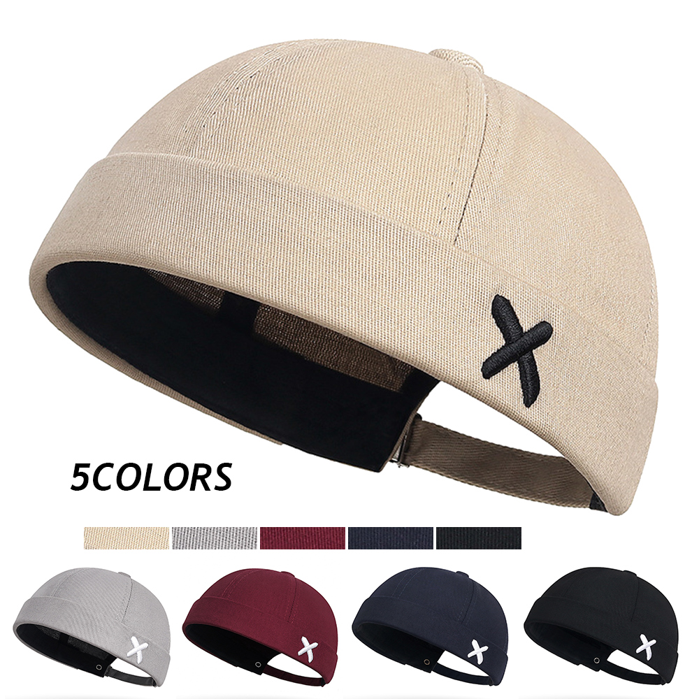Men Hip Hop Hats Vintage Beani - Streetwear Brand Beanie のレビューと価格