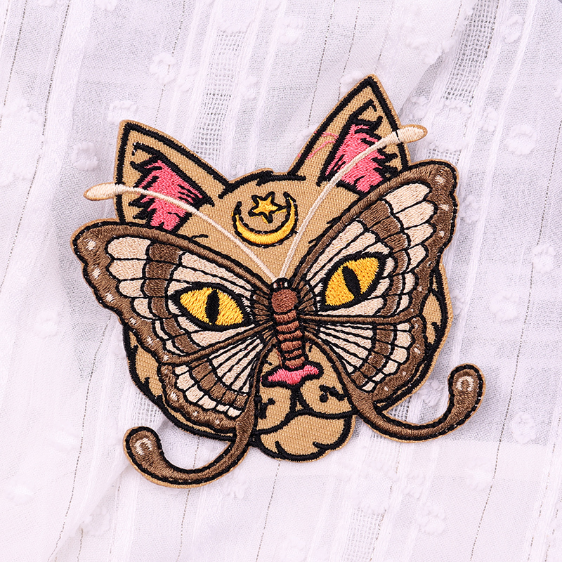 Punk Patch Tiger/Butterfly Emb - Streetwear Brand Stickers のレビューと価格