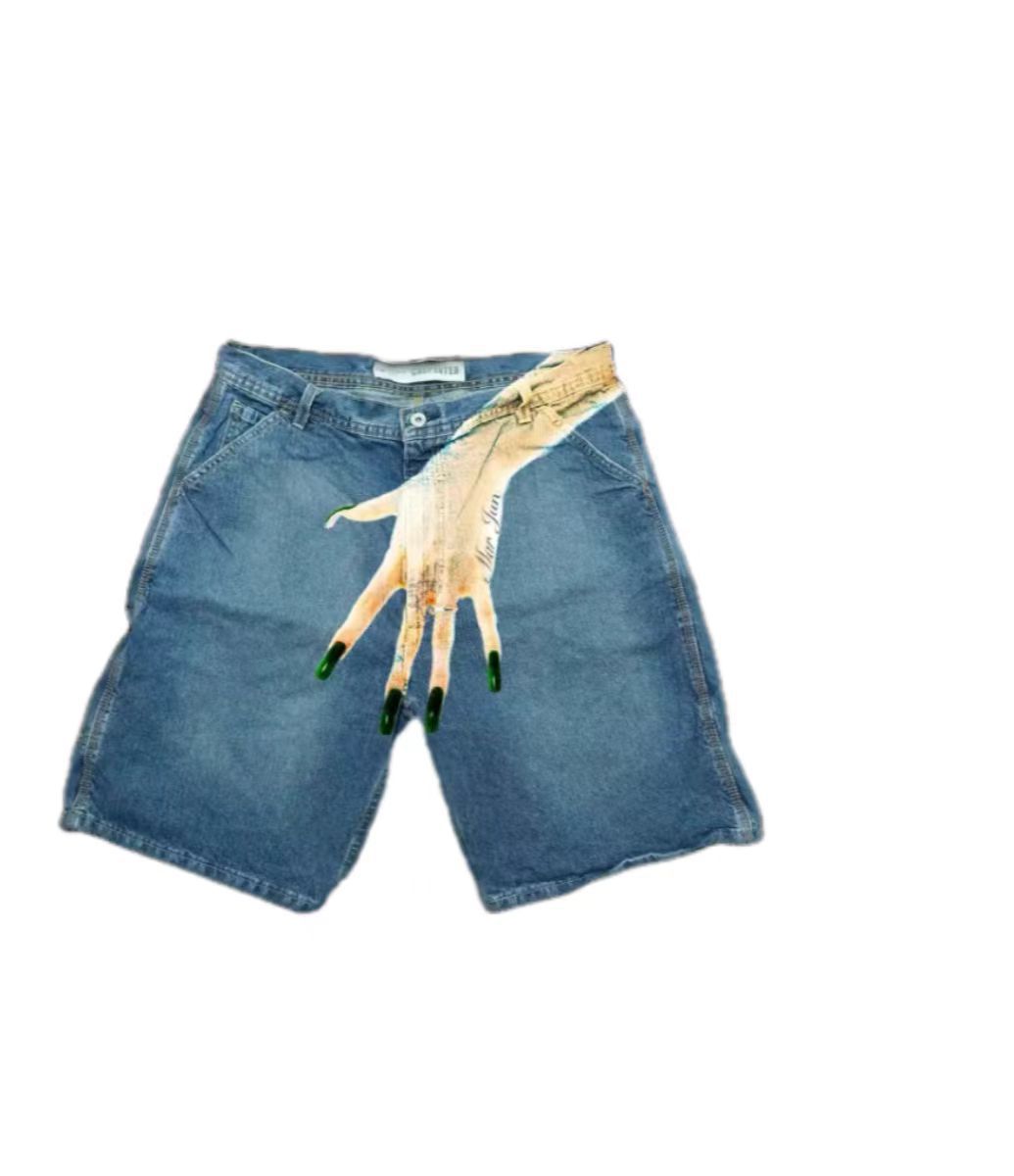 Y2K Baggy Denim Shorts vintage - Streetwear Brand Shorts のレビューと価格
