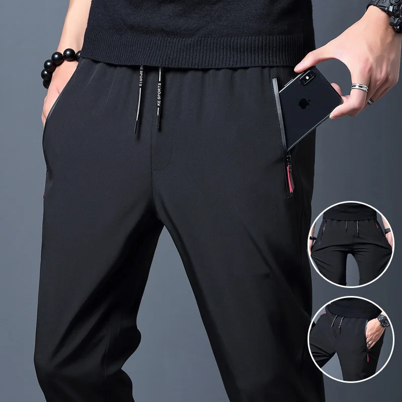 Men's Casual Pants Straight Sl - Streetwear Brand Joggers のレビューと価格