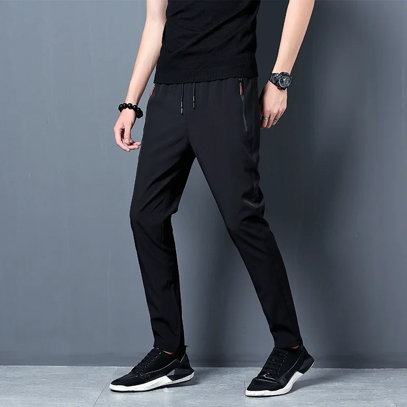 Men's Casual Pants Straight Sl - Streetwear Brand Joggers のレビューと価格