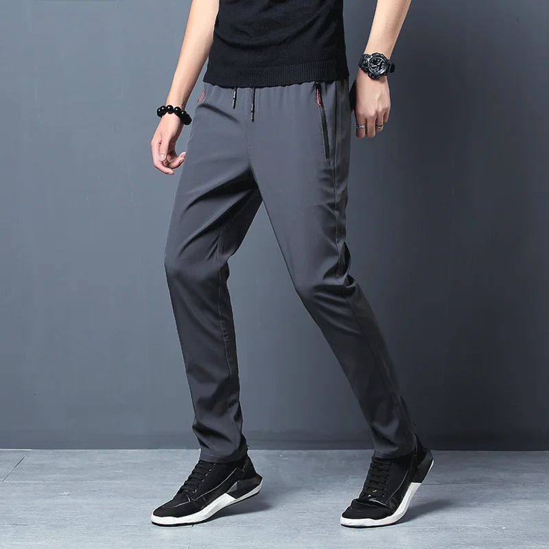 Men's Casual Pants Straight Sl - Streetwear Brand Joggers のレビューと価格