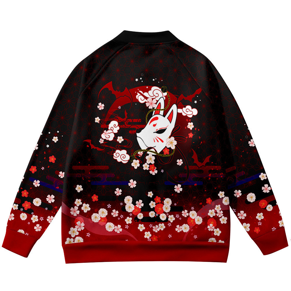 Coats Anime Flower Fox 3D Prin - Streetwear Brand Flower のレビューと価格