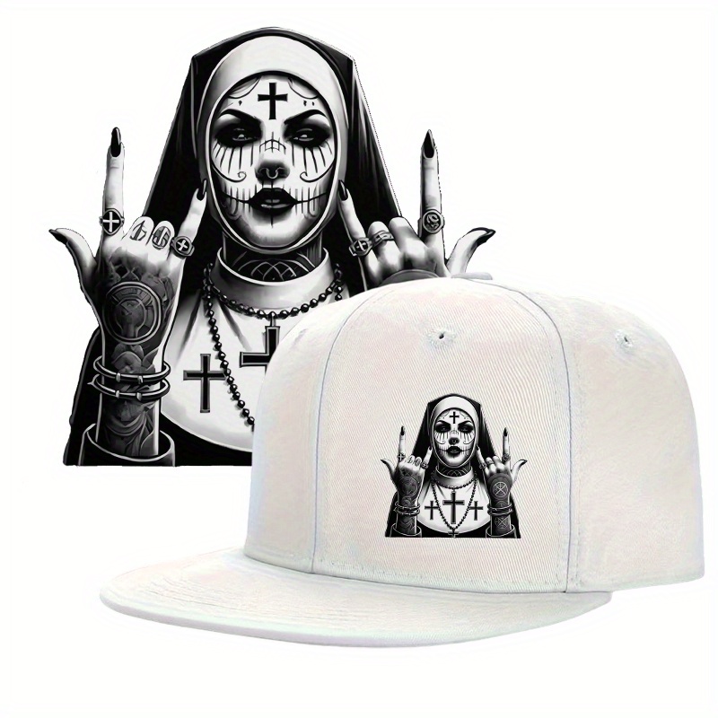Halloween Nun Print Design Tre - Streetwear Brand Beanie のレビューと価格