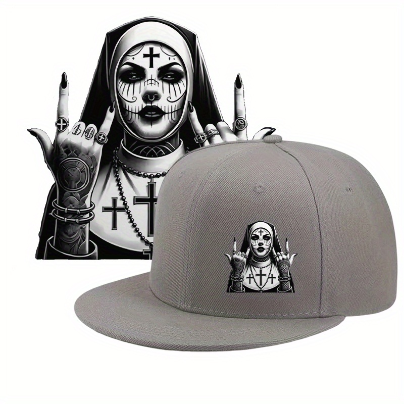 Halloween Nun Print Design Tre - Streetwear Brand Beanie のレビューと価格