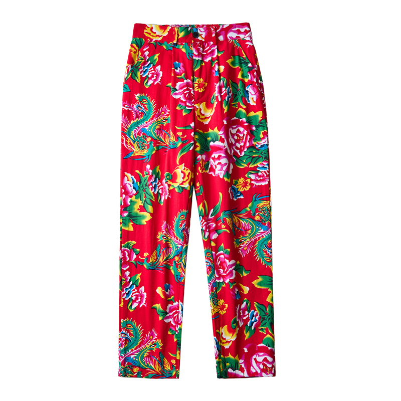 Men Chinese Style Popular Pant - Streetwear Brand Flower のレビューと価格