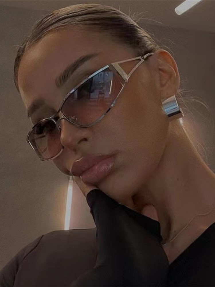 Y2k Sunglasses Women Men Overs - Streetwear Brand Y2K のレビューと価格