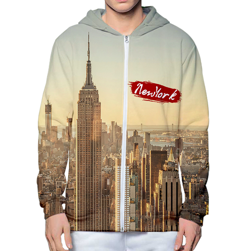 Autumn Winter 3D Printed New Y - Streetwear Brand New York のレビューと価格