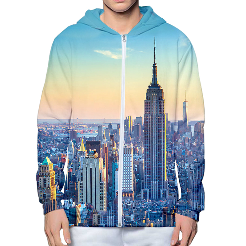 Autumn Winter 3D Printed New Y - Streetwear Brand New York のレビューと価格