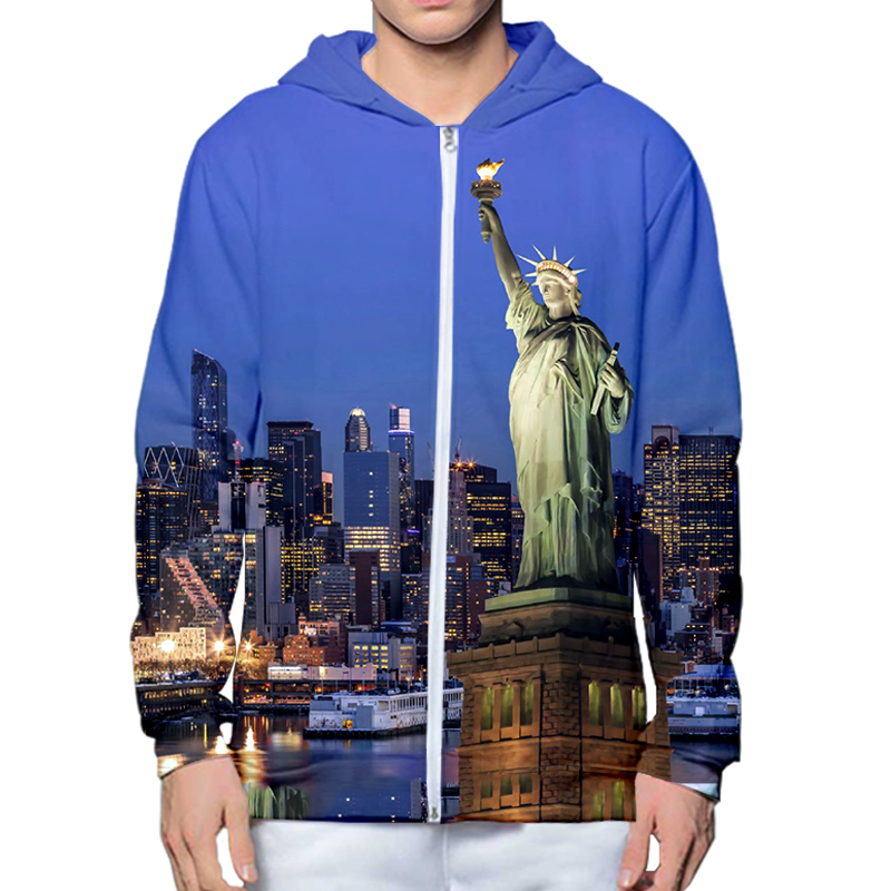 Autumn Winter 3D Printed New Y - Streetwear Brand New York のレビューと価格