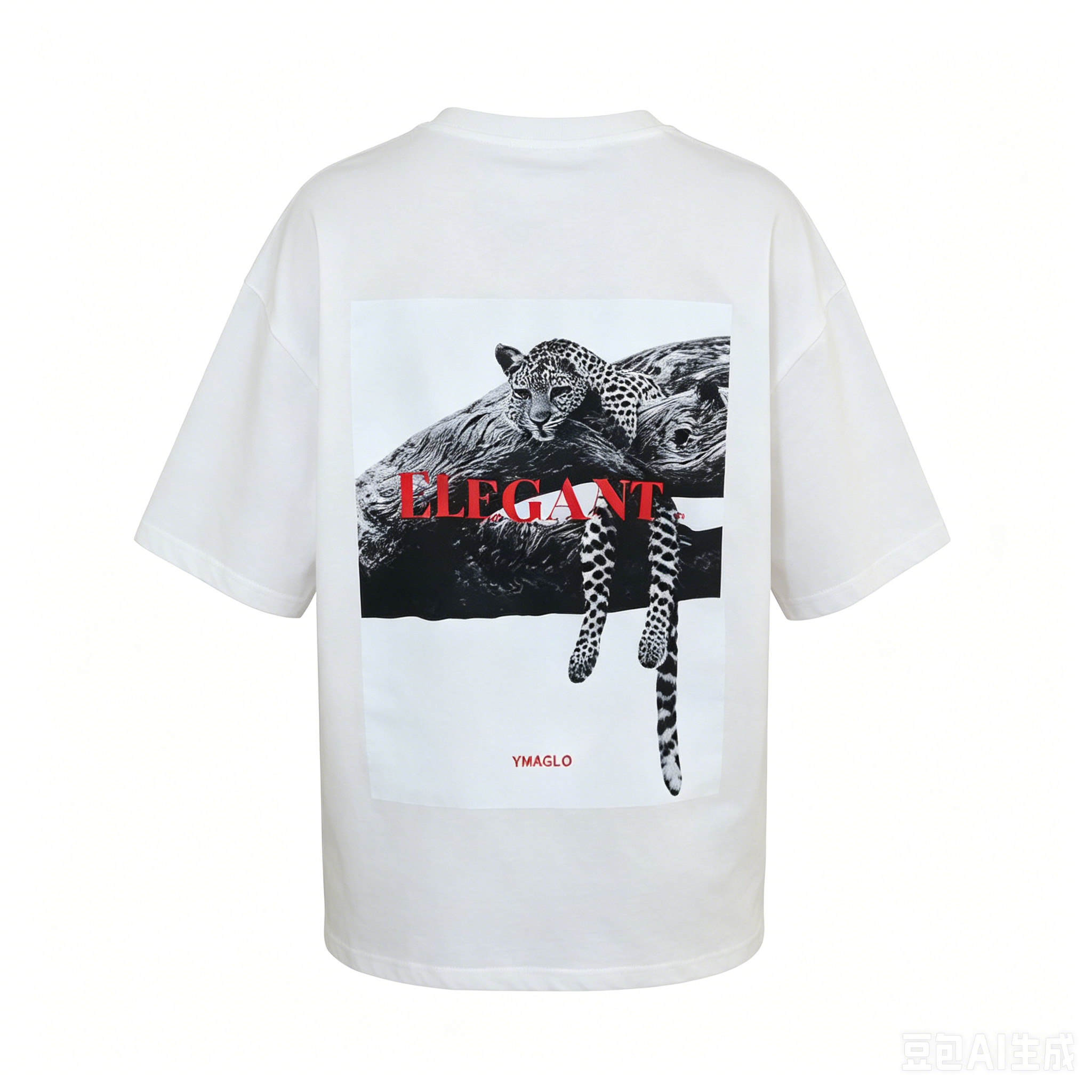 Minimalist White Tee with Blac - Streetwear Brand Graphic Designer のレビューと価格