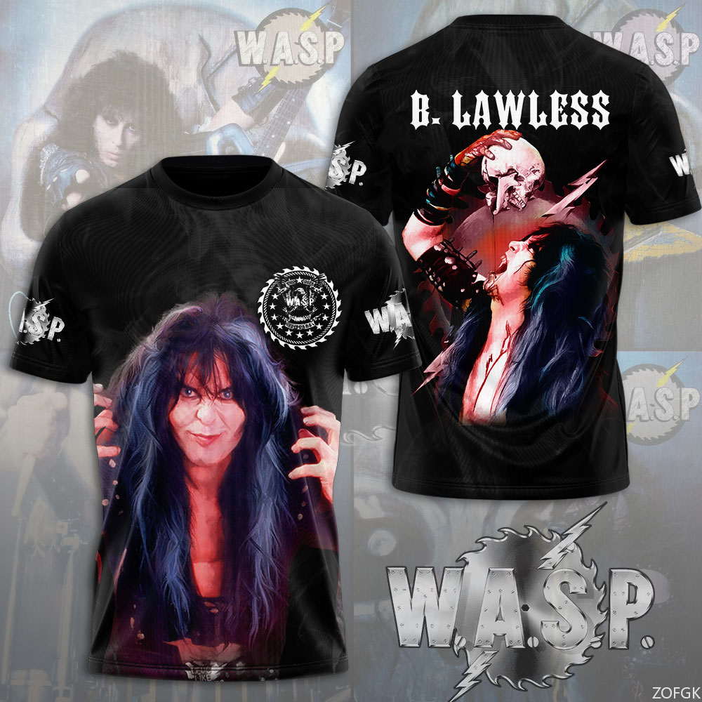 W.A.S.P Rock 3D Printing T-shi - Streetwear Brand Shorts のレビューと価格