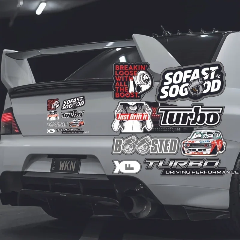 1SET Holographic Turbo & Drift - Streetwear Brand Stickers のレビューと価格