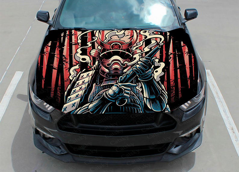 Samurai Oni Mask Car Decal Gra - Streetwear Brand Stickers のレビューと価格