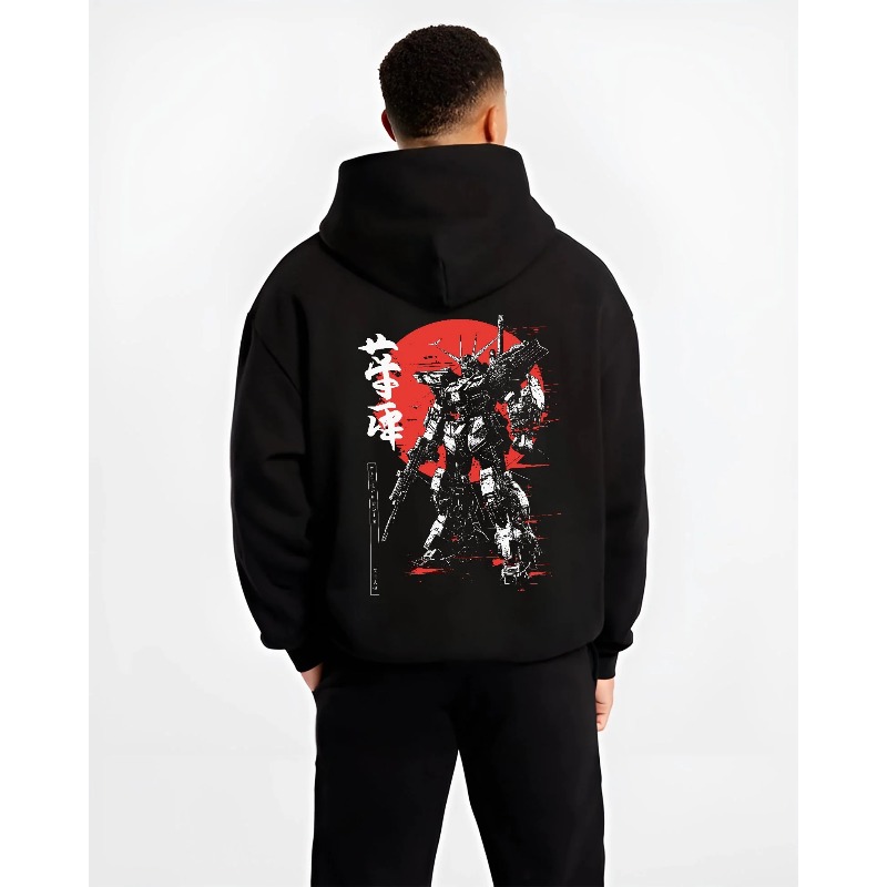 Men's Autumn Winter Black Hood - Streetwear Brand Y2K のレビューと価格